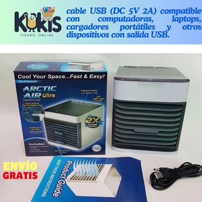 MINI AIRE ACONDICIONADO PORTATIL™. 3 EN 1