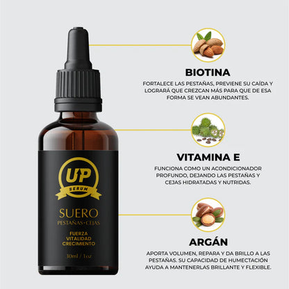 SERUM UP PRO® Alargamiento de Pestañas y Cejas