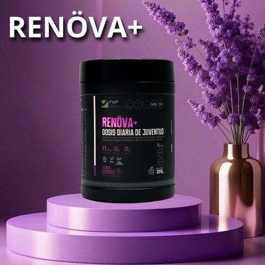 RENÖVA -Colágeno Hidrolizado + Resveratrol para una Piel Radiante y Saludable