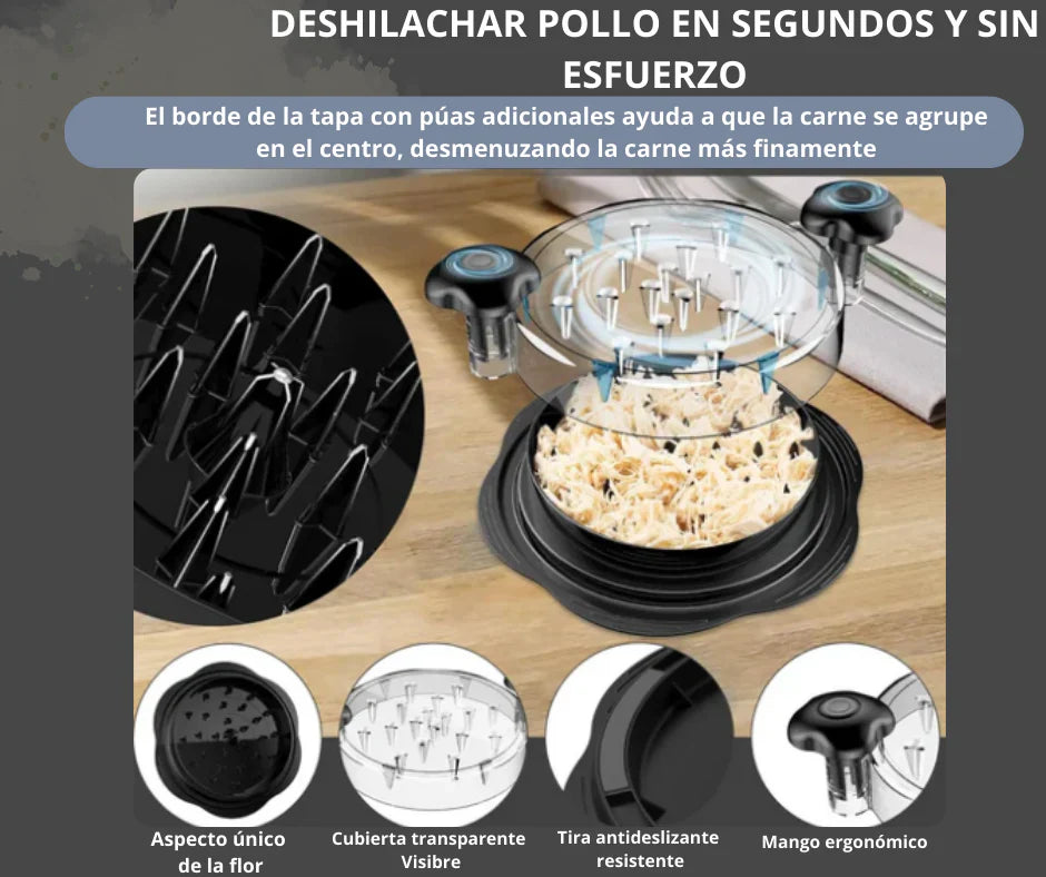 DESHILACHADOR DE POLLO  ™ - AHORRA TIEMPO EN TU COCINA